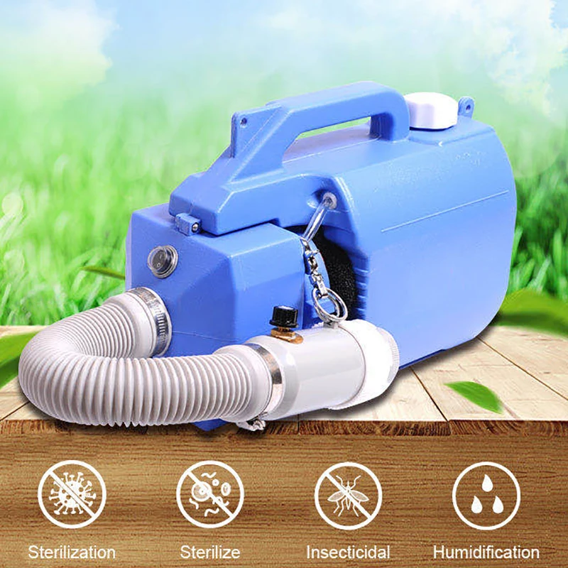 Electric Cold Fogging Machine ULV Fogger ULV 5L Low Capacity Knapsack Sprayer Portable Home Office Hospital Disinfection Machine