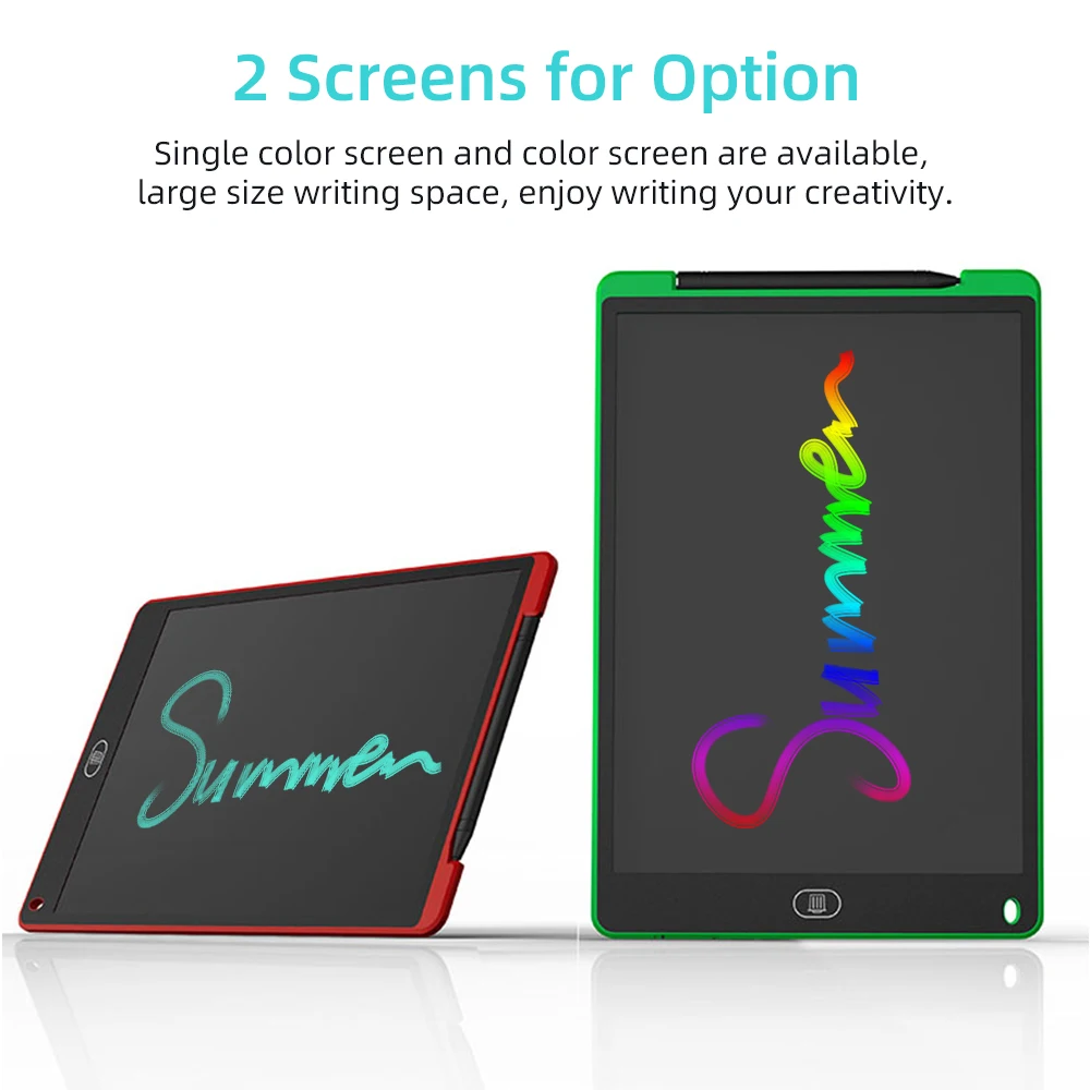 12 8.5 Inch LCD Writing Tablet Electronic Digital Drawing Board One-Click Erasable Writing Pad with Lock Button Children Gift