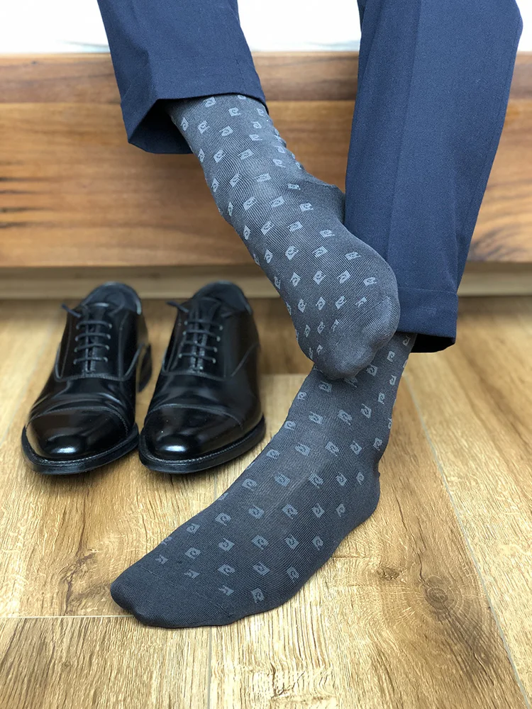 Tube Socks Men\'s Formal Dress Socks Business Men Streetwear Stocks Men\'s Socks Workplace Business Sexy Quality Business Socks