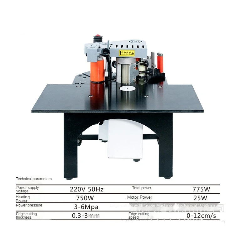 220V/110V 1200W woodworking portable edge banding machine manual small home furnishing furniture edge banding machine