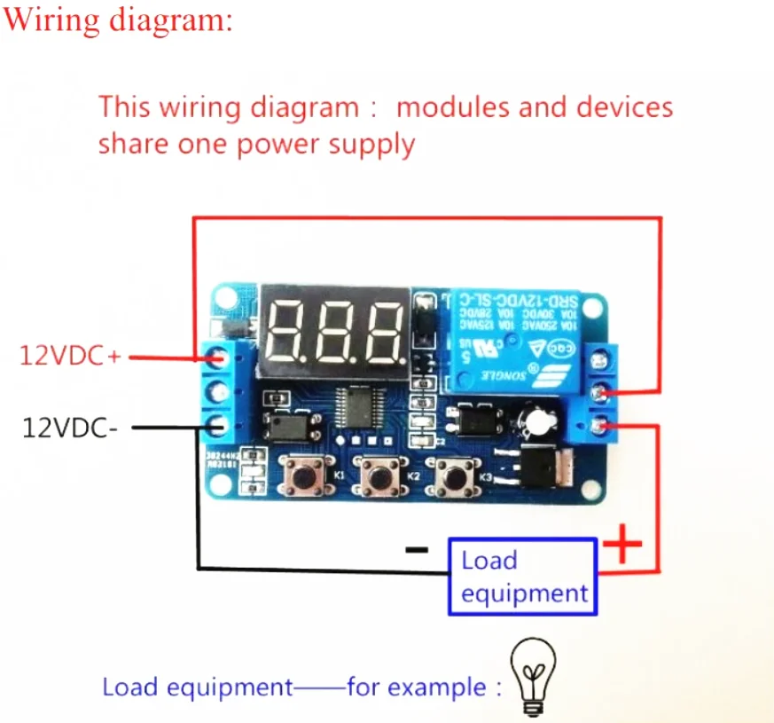 DC 12V Support Micro USB 5V LED Display Automation Cycle Delay Timer Control Off Switch Delay Time Relay with Case DDC-331