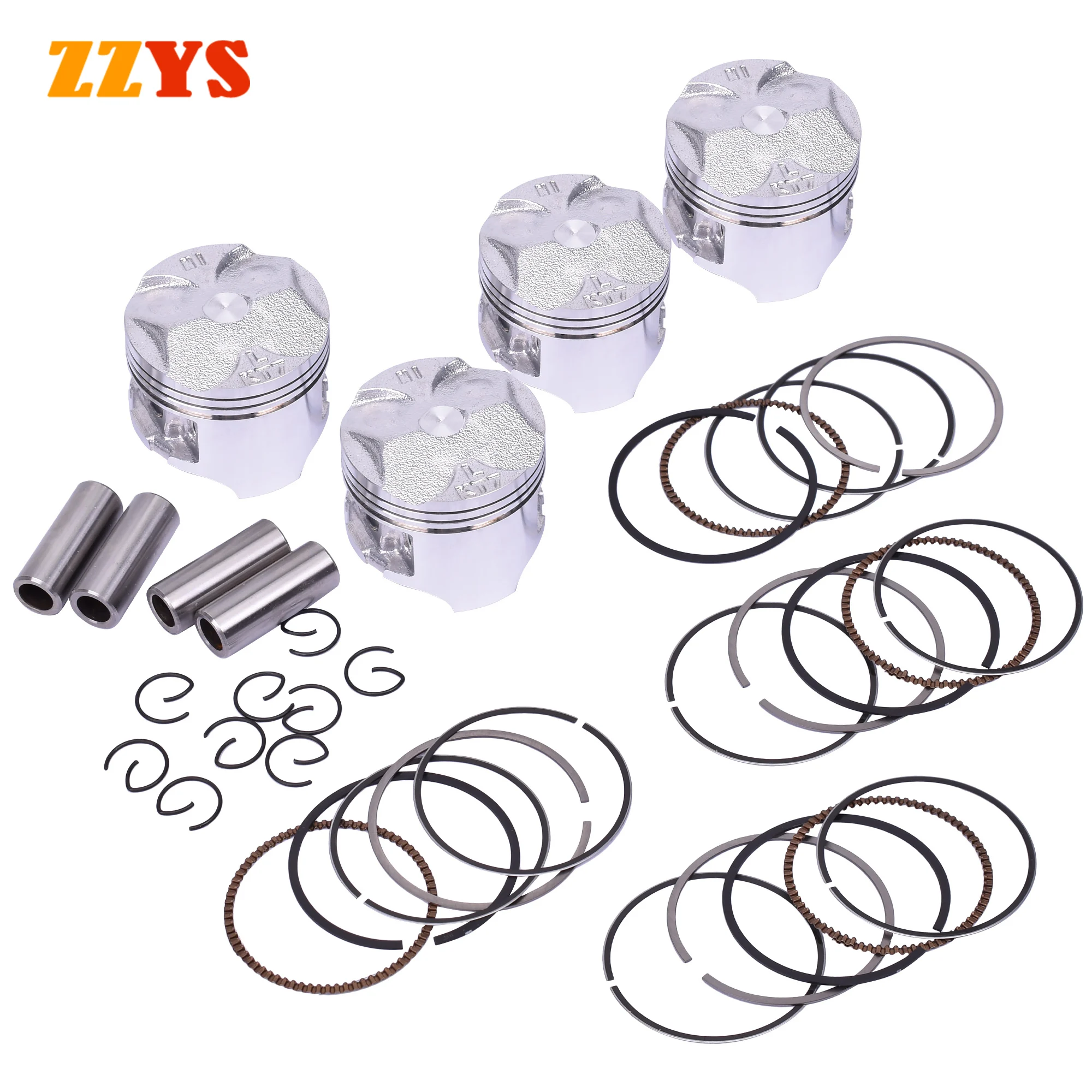 

STD Oversize 0.25mm 0.5mm 48.5mm 48.75mm 49mm Pin 13mm Motorcycle Engine Piston Rings Kit For Honda CBR250 MC14 MC17 CBR 250 KT7