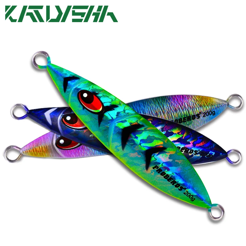 

KATYUSHA 8Pcs/lot Fish 160g-200g Fishing Lure 8 Color Fishing Bait 13cm-14cm Casting Lure Deep Sea Jig Hard Fishing Tackle