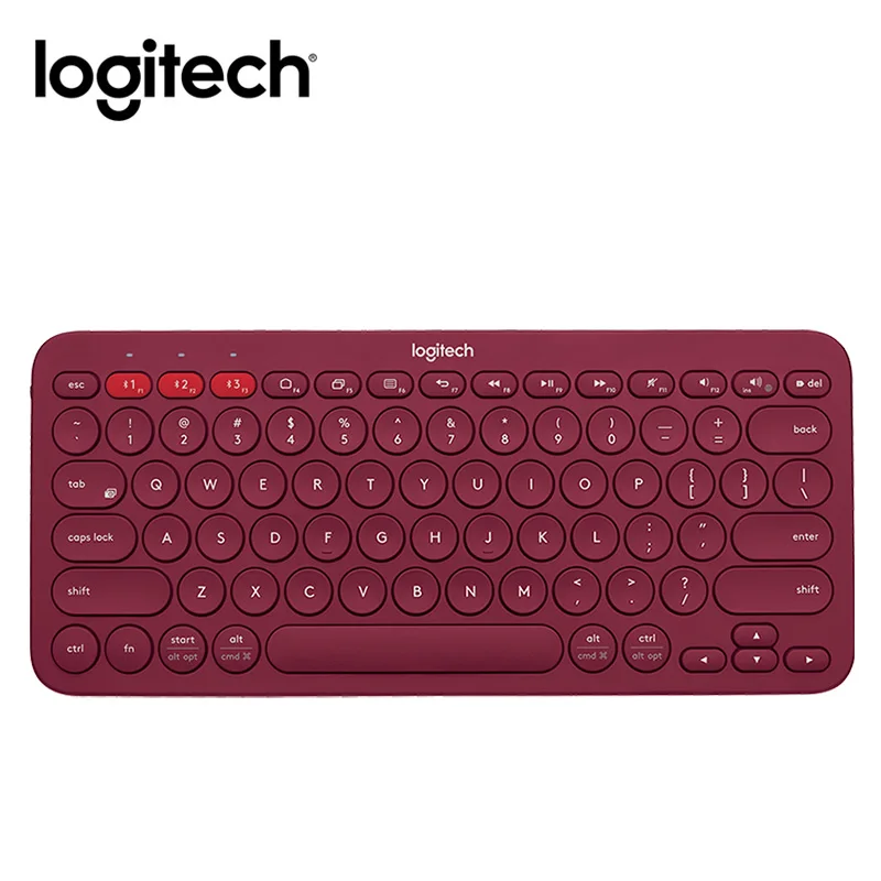 Logitech K380 Nirkabel Bluetooth Keyboard Portable Multi Perangkat Ponsel Apple Ipad Komputer Mac Ultra Tipis Bisu Keyboard
