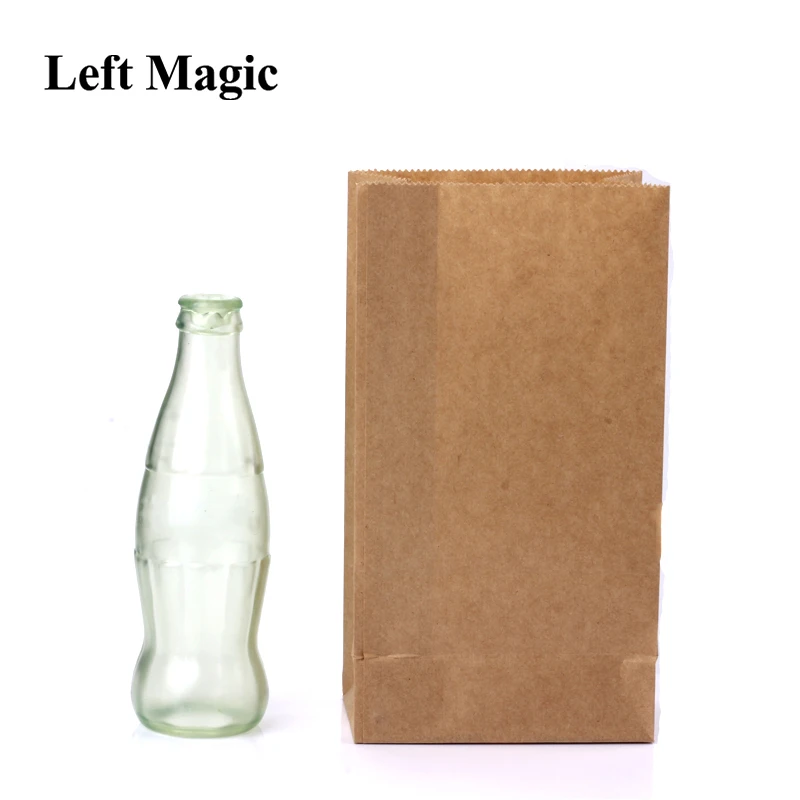 Vanishing Cole Bottle Empty Magic Tricks Coke Stage Close Up Illusions Accessories Mentalism Fun Magic Props Classic Toy Gimmick