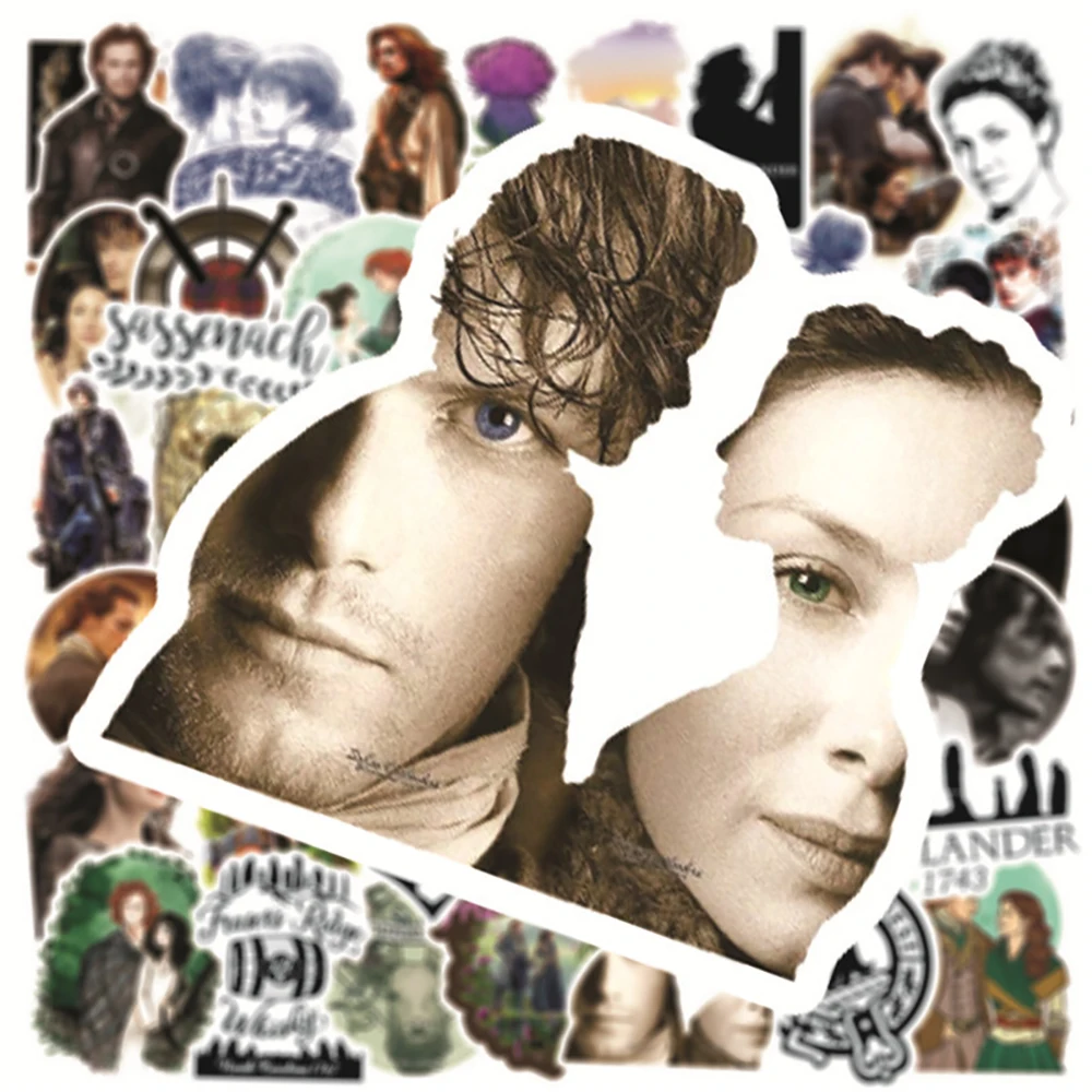 10/30/50PCS Outlander TV Show Stickers Stickers Skateboard Fridge Guitar Laptop DIY Waterproof Classic Sticker for Kid Toy Decal