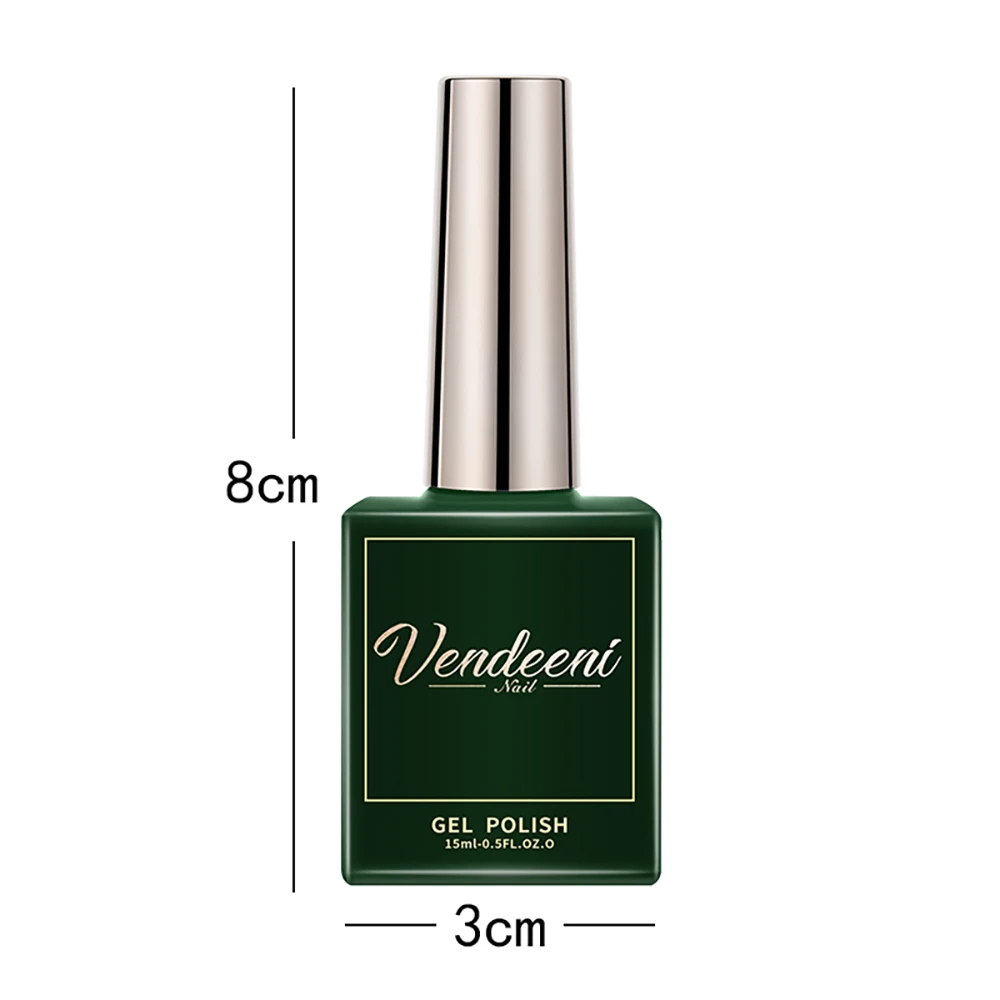 Vendeeni-半透明のジェルネイルポリッシュ,18色,透明,エナメル,ジェル,UV,ラッカー,15ml