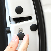 Car Door Lock Screw Protector Cover sticker for nissan qashqai j11 j10 x trail t32 t31 juke tiida note leaf