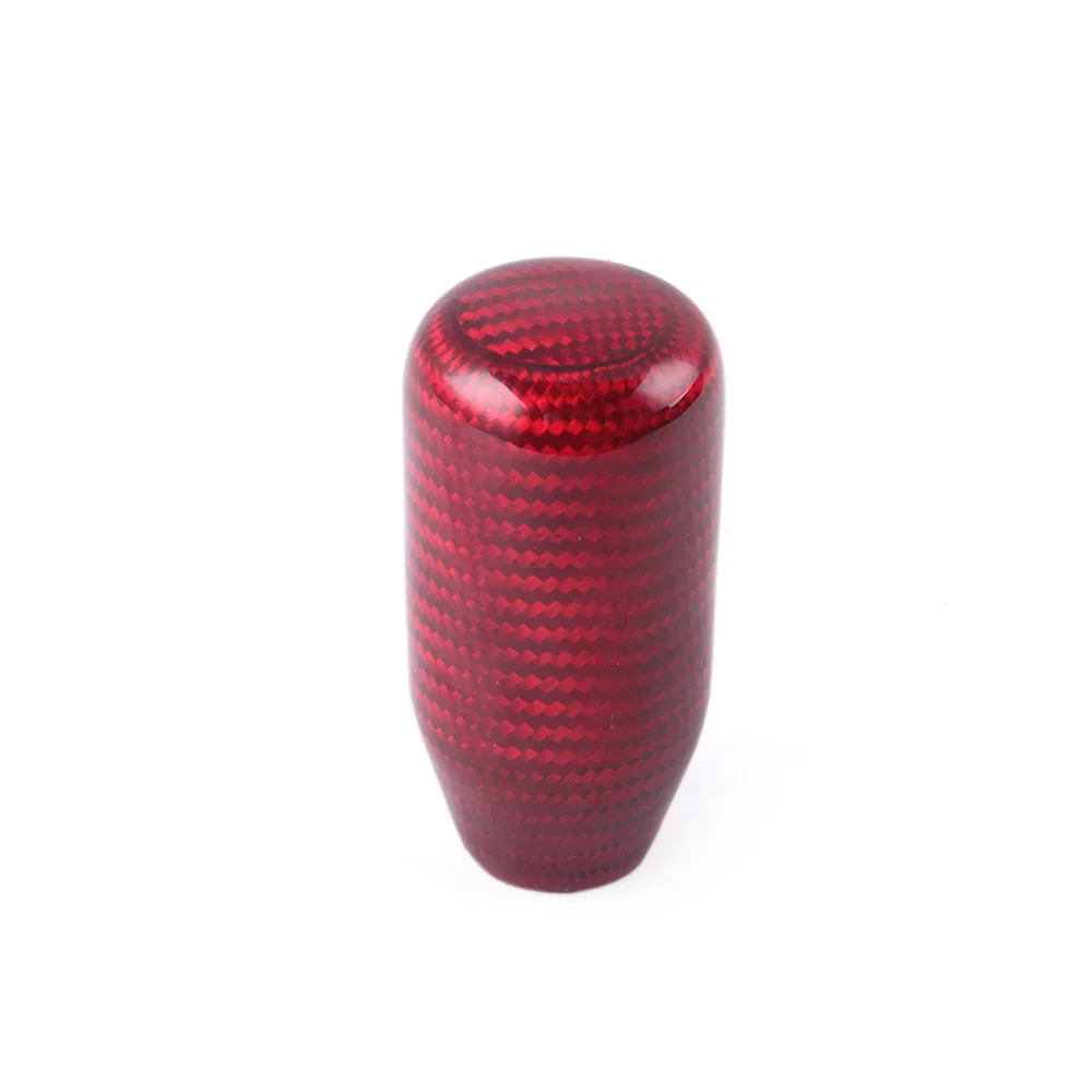 RASTP  Racing Aluminum Car Modification Selling Shift Knob Carbon Fiber Heading Wave-Shaped Club Head Car Styling RS-SFN033
