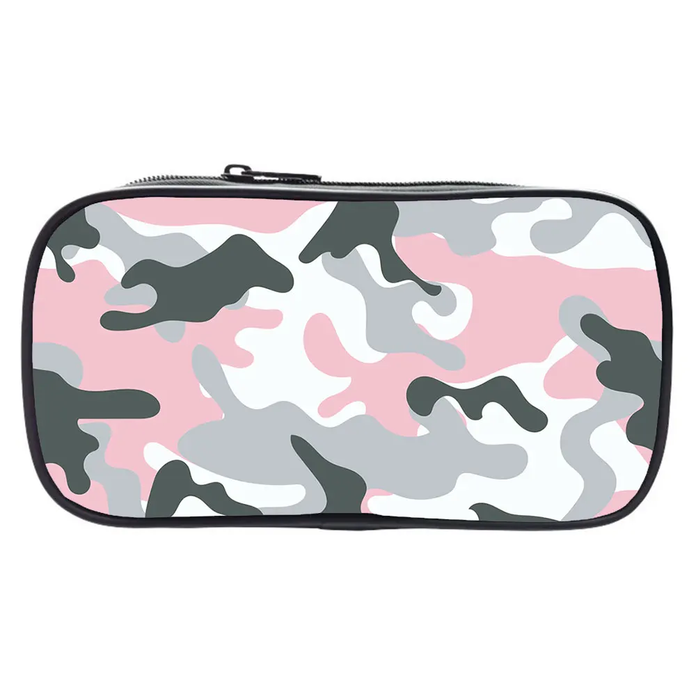 

Tactical Zipper Pouch Cosmetic Bag Camouflage Pencil Bag Wallet Army Green Makeup Camo Colors Pencil Box School Supplies