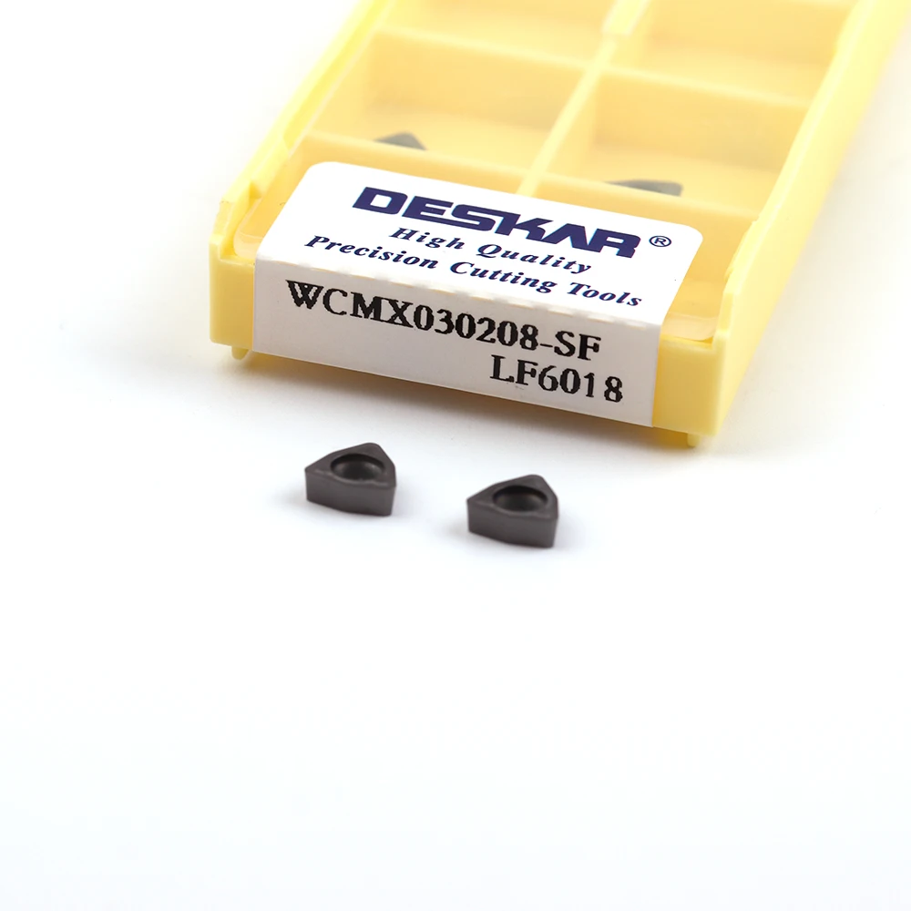 DESKAR100%WCMX030208 WCMX020408 WCMT050308 WCMT06T308 WCMT080412 SF LF6018 2d 3d 4d 5d U-shaped drill carbide blade