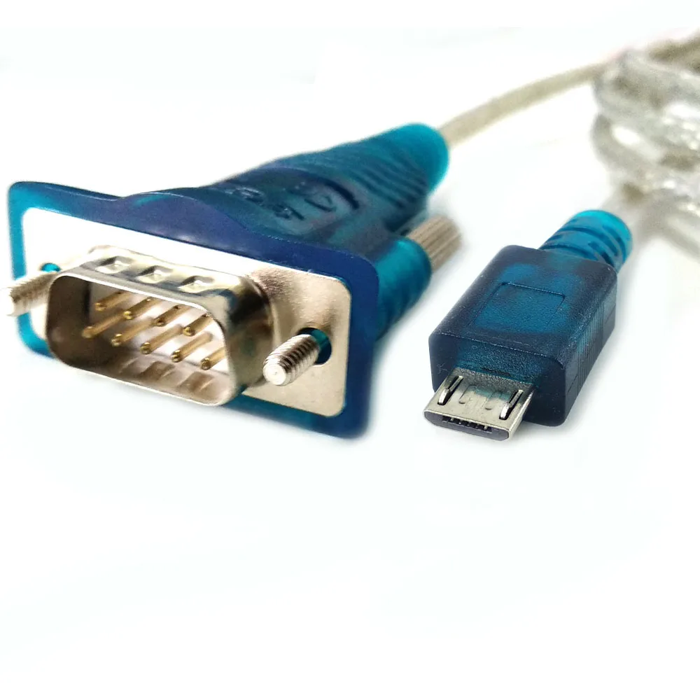 C-h340 Usb Rs232 To D-B9เก้าพินโทรศัพท์มือถือ Serial อุปกรณ์อะแดปเตอร์สายเคเบิลสื่อสาร