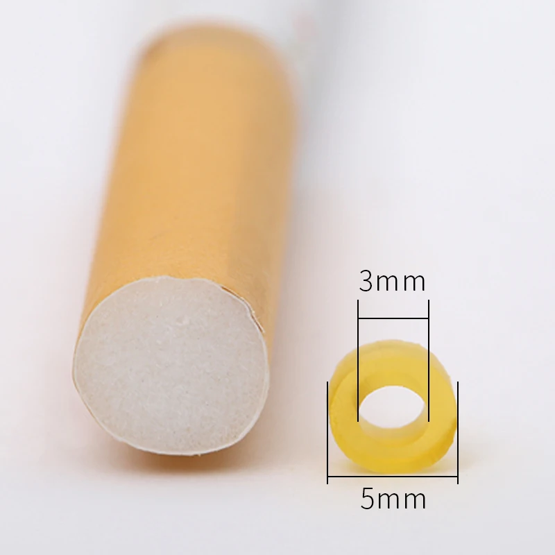 3*5Mm ยางเม็ดเหยื่อแถบยืดหยุ่นยืดแข็งแรง O แหวนสำหรับตกปลา