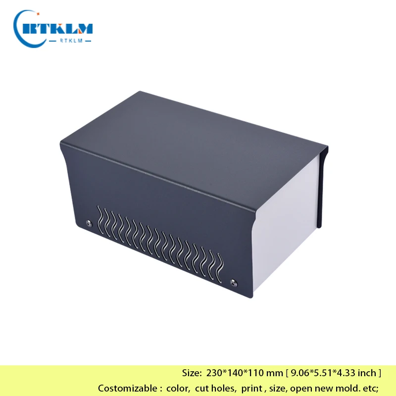 DIY Iron electric box iron amplifier enclosure for electronic project box iron instrument case small junction box 230*140*110mm