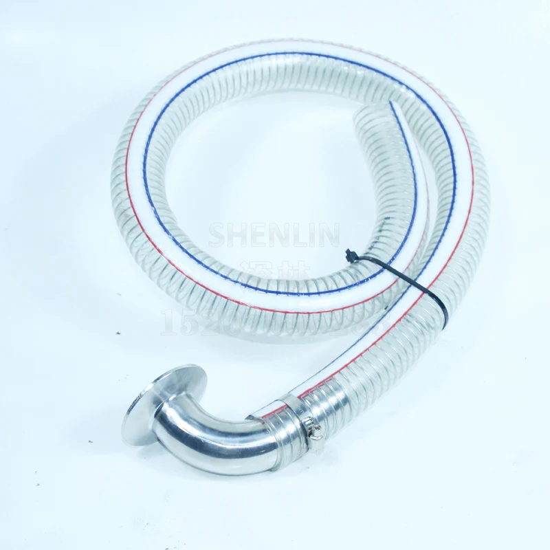 Tubo de desenho da máquina de enchimento do pistão tubo de sucção de pvc insípido para transportar e fornecer material líquido od32mmx2m