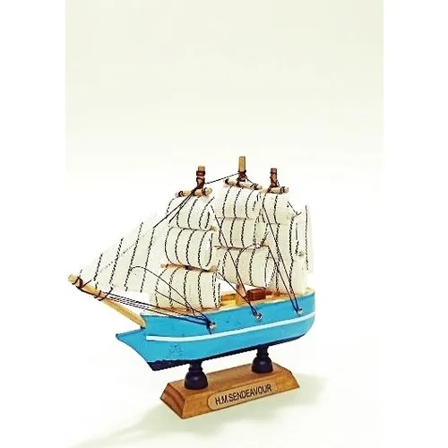 

Deco Elite Wood Handmade Sailing Boat Model Small Size 12 cm