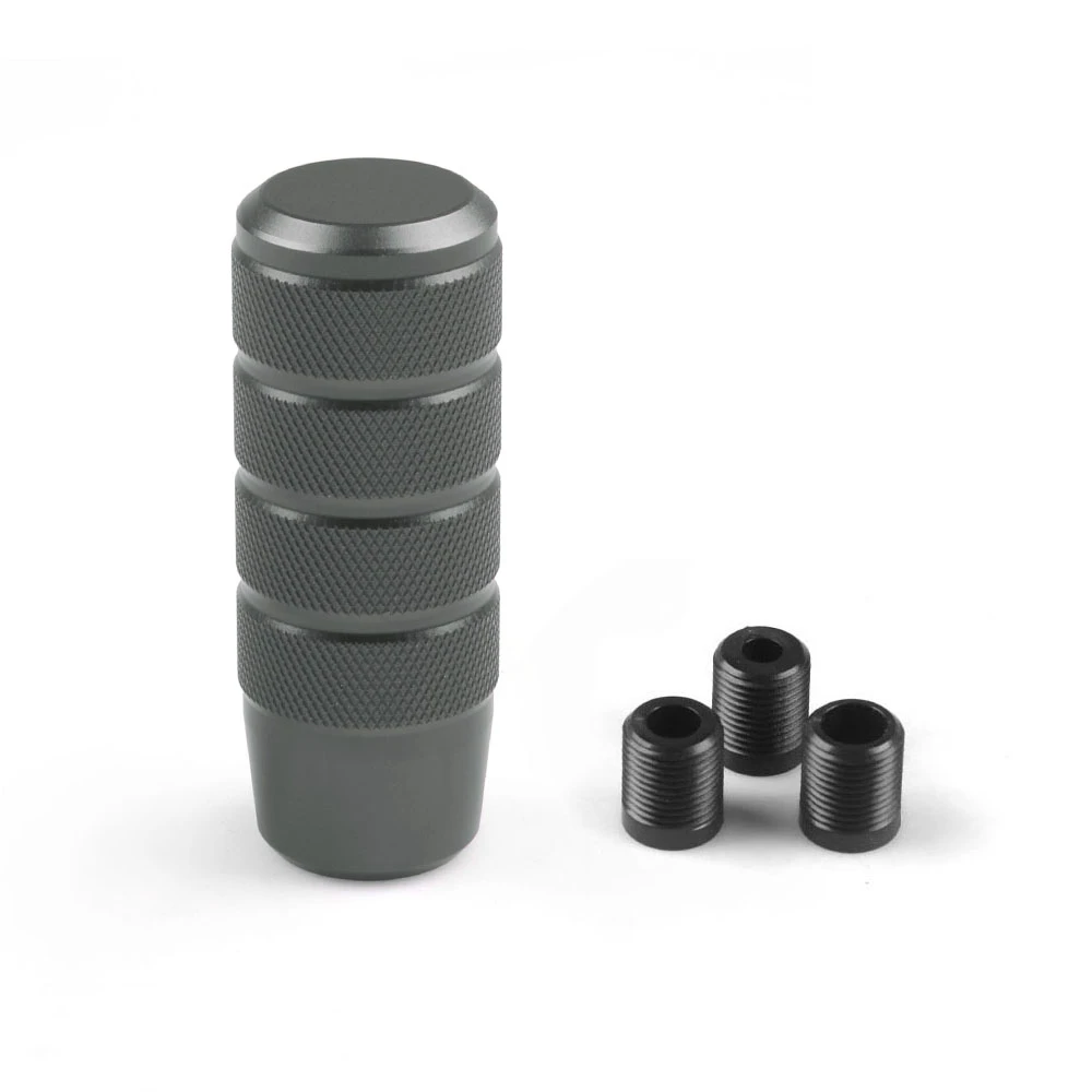 95 mm universeller rutschfester Schaltknauf, manuelles Getriebe, gerändelter Schalthebelknopf aus Aluminium