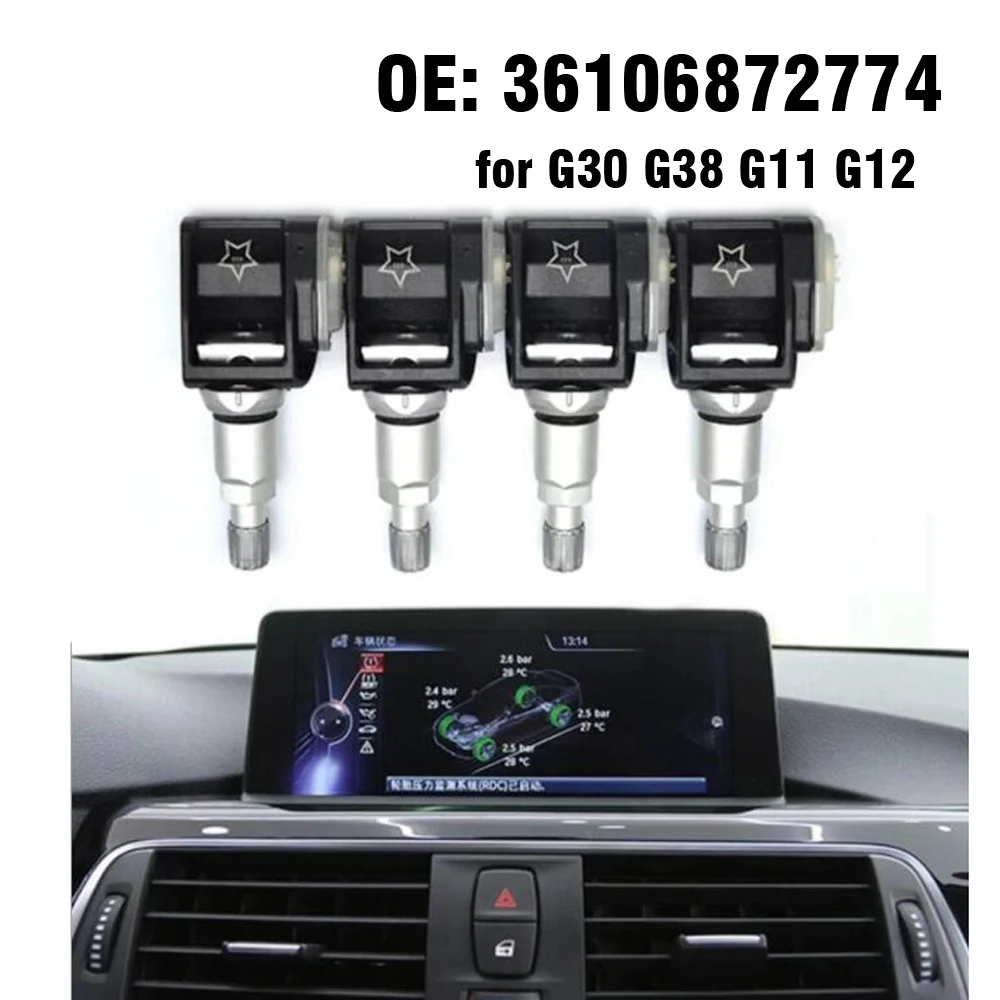 Tire Pressure Monitor Sensor TPMS 433Mhz Fit for BMW G20 G21 G30 G31 G38 F90 G32 G11 G12 G01 G02 G05