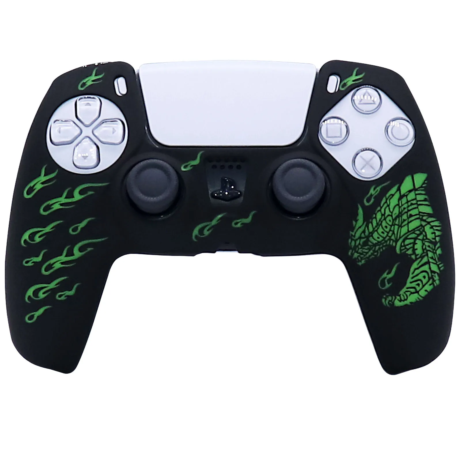 Funda de silicona suave para PlayStation 5, funda de piel para mando de PS5, accesorios de videojuego, tapas de agarre