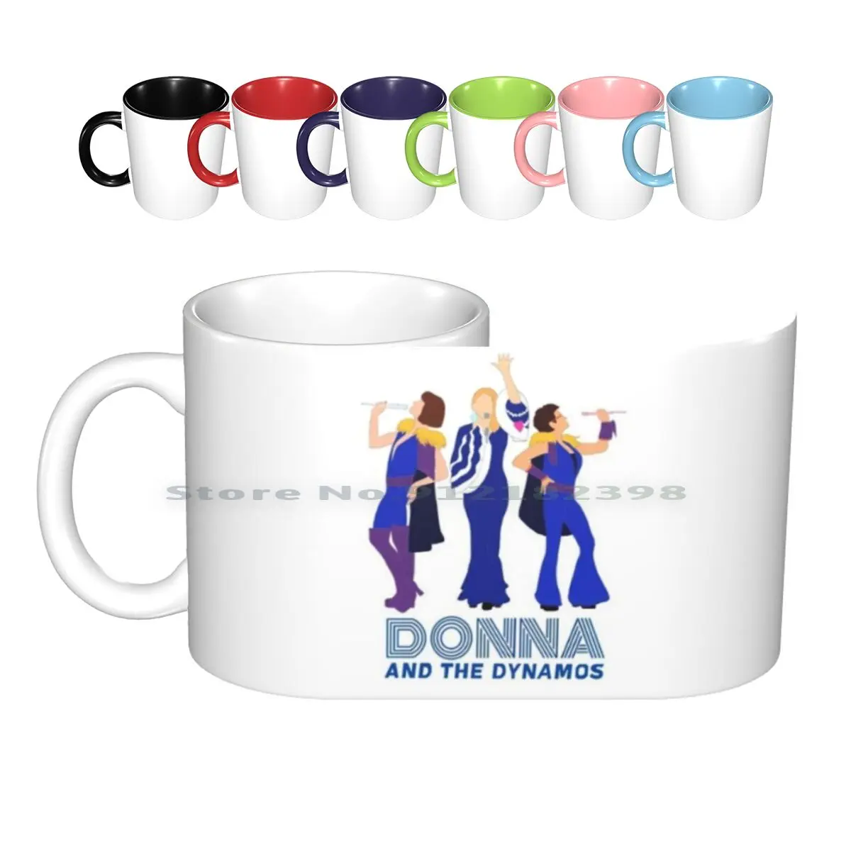 Donna And The Dynamos Mia Ceramic Mugs Coffee Cups Milk Tea Mug Donna And The Dynamos Donna Dynamos Mia Mia 2 Mia Here We Go