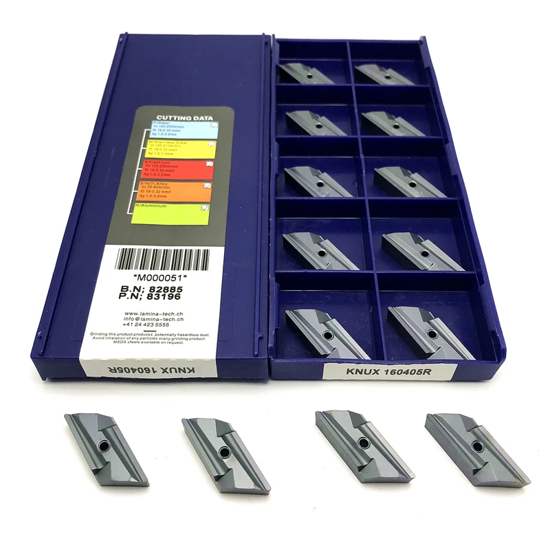 KNUX160405R LT10 High Quality Carbide Inserts Turning Metal Lathe Tool KNUX 160405R Milling Insert Cutting Tool