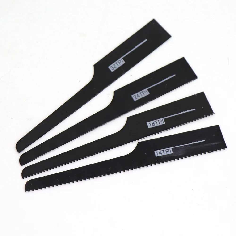 10PCS 14T or 18T or 24T or 32T Reciprocating Saw Blades for Pneumatic File Saw Tool Metal saw blade Wood saw blade