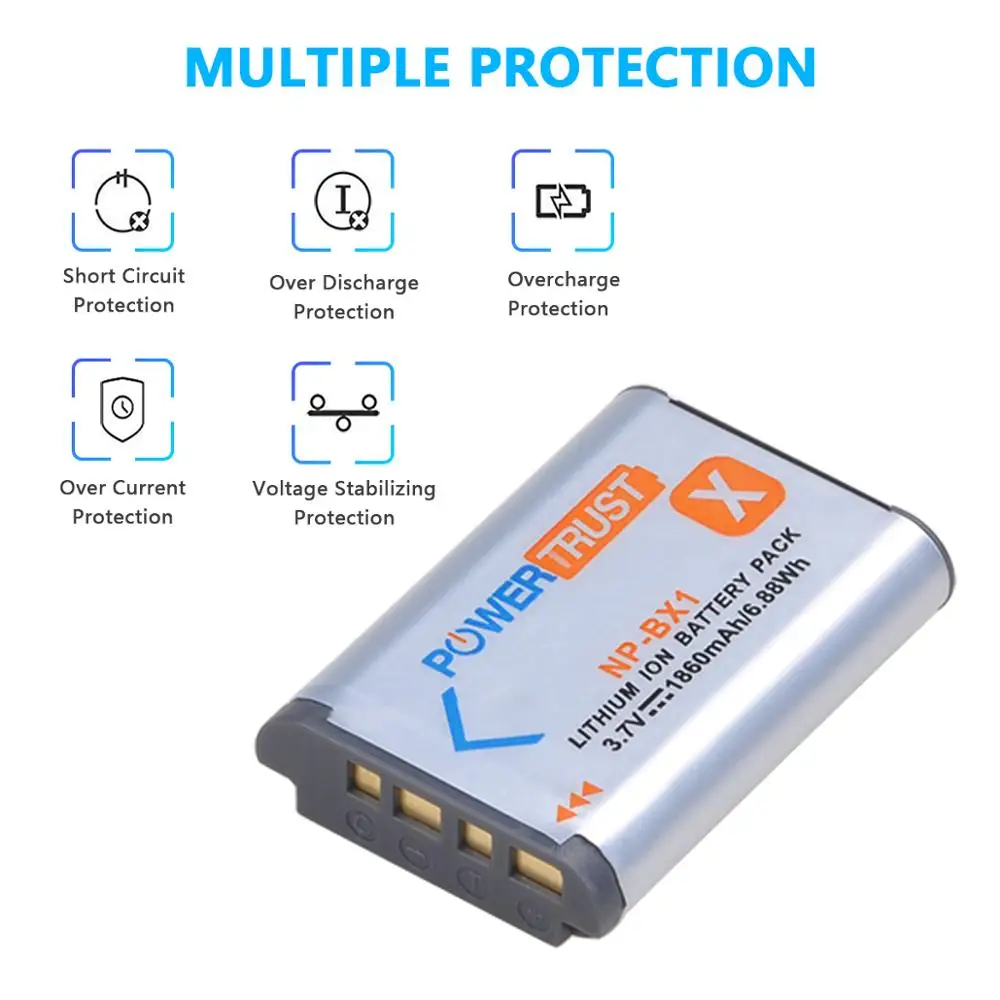 1860mAh NP-BX1 NPBX1 BX1 NP BX1 dla Sony RX100 II/III/IV/V/VA/VI/VII seria M8 i cyber-shot DSC-HX50V WX300 HX300 AS15