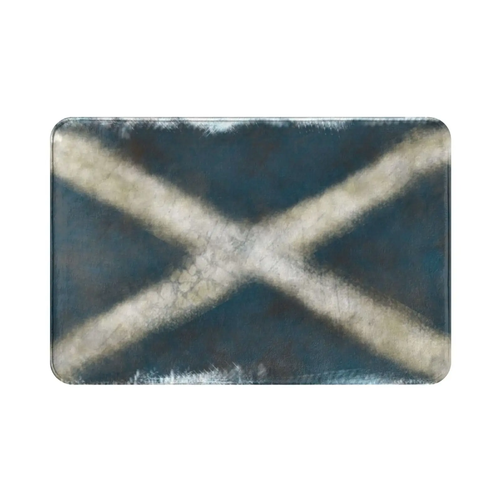 Saltired Carpet Mat Rug Cushion Soft Scotland Saltire Ancient Auld Alba Caledonia Skos Giodi I Gaelic Cross