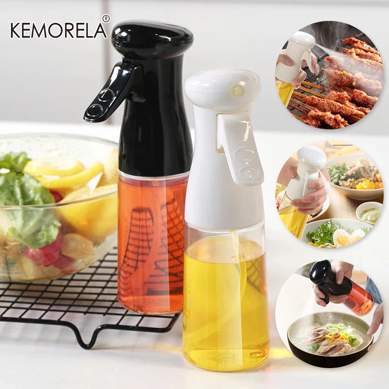 BBQ Olive Oil Bottle Cooking Oil Sprayer Oil Spray Bottle Seasoning Bottle Liquid Dispenser Seasoning Oiler Kitchen Salad Tool