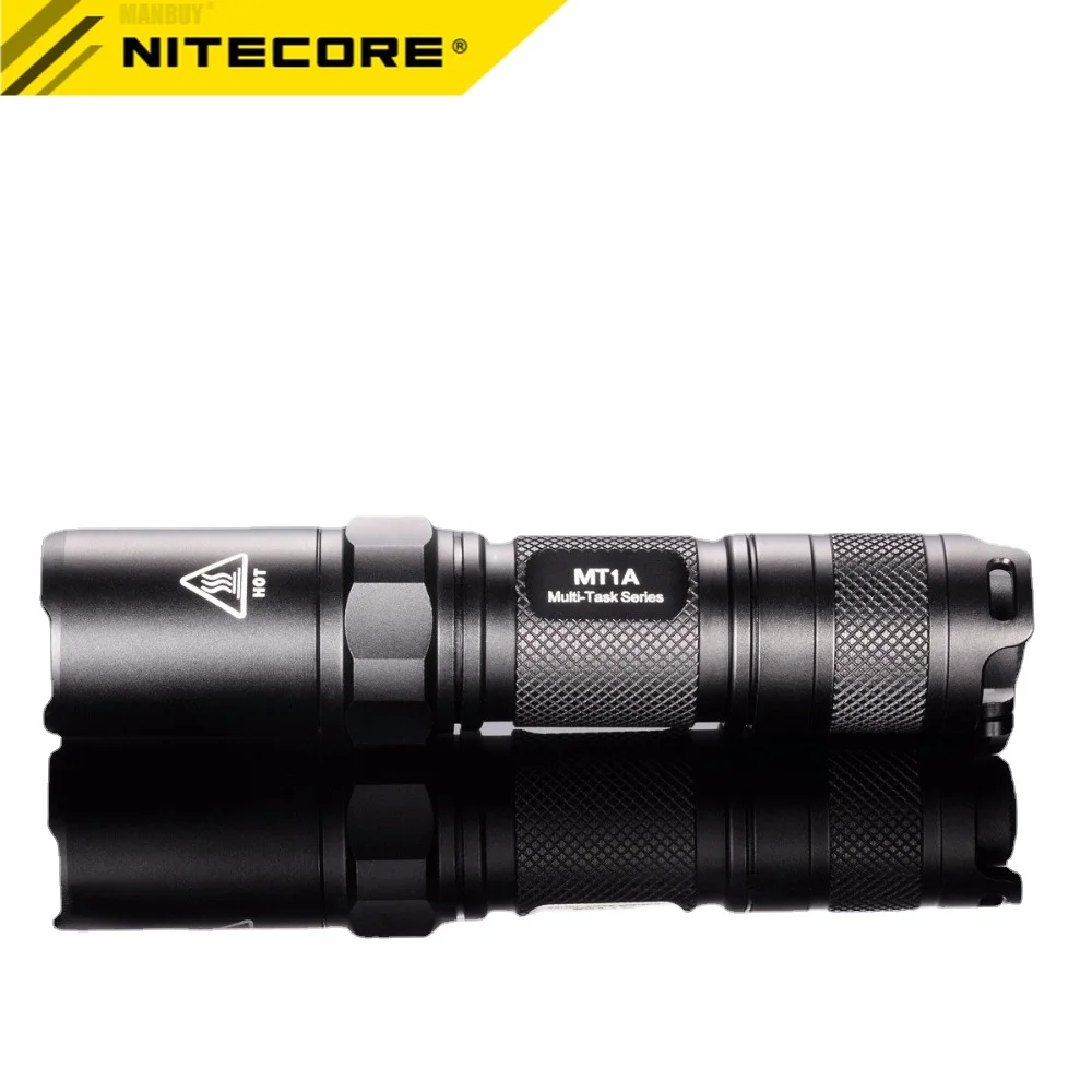 

Оригинальный светодиодный фонарик NITECORE MT1A CREE XP-G R5 180 люмен 3 режима многофункциональная серия мини-фонарик для походов 14500 AA оптовая продажа