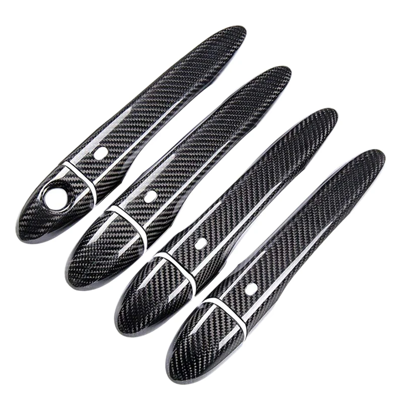 Carbon Fiber Outer Door Handle Cover Trim Decoration for Maserati Levante 2016 2017 2018 Ghibli 2014-2018 Quattroporte 2013-2017