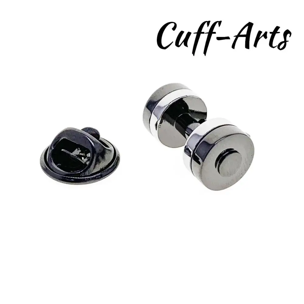 دبابيس طية صدر السترة للرجال ، دبابيس على شكل دمبل ، أسود ، كلاسيكي ، جديد ، P10357 ، 2019 #3