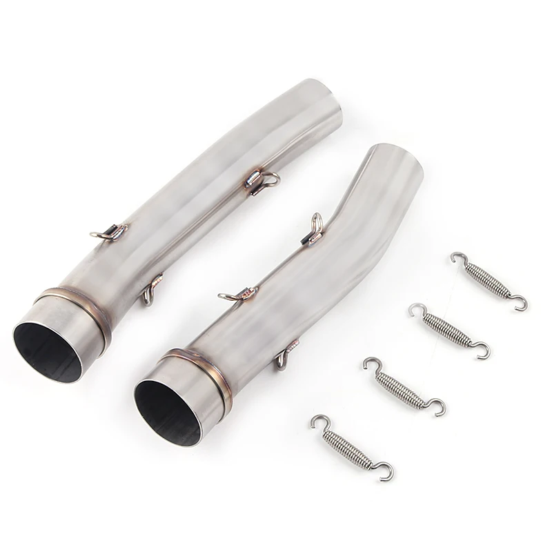 Slip On For Kawasaki Z1000 Z1000SX Z1000R 2010-2020 Motorcycle Full System Exhaust Muffler Escape Middle Link Round Pipe