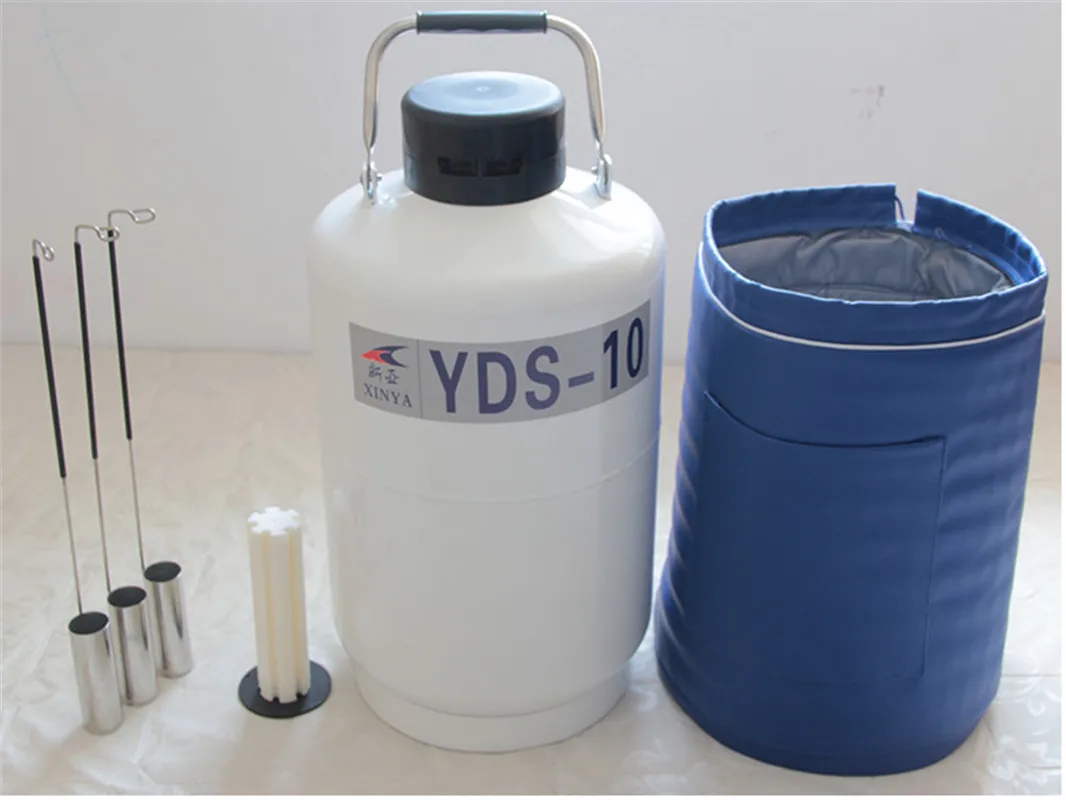 3/6/10/15/30L Liquid nitrogen container Cryogenic Tank dewar liquid nitrogen container with Liquid Nitrogen tank YDS-10