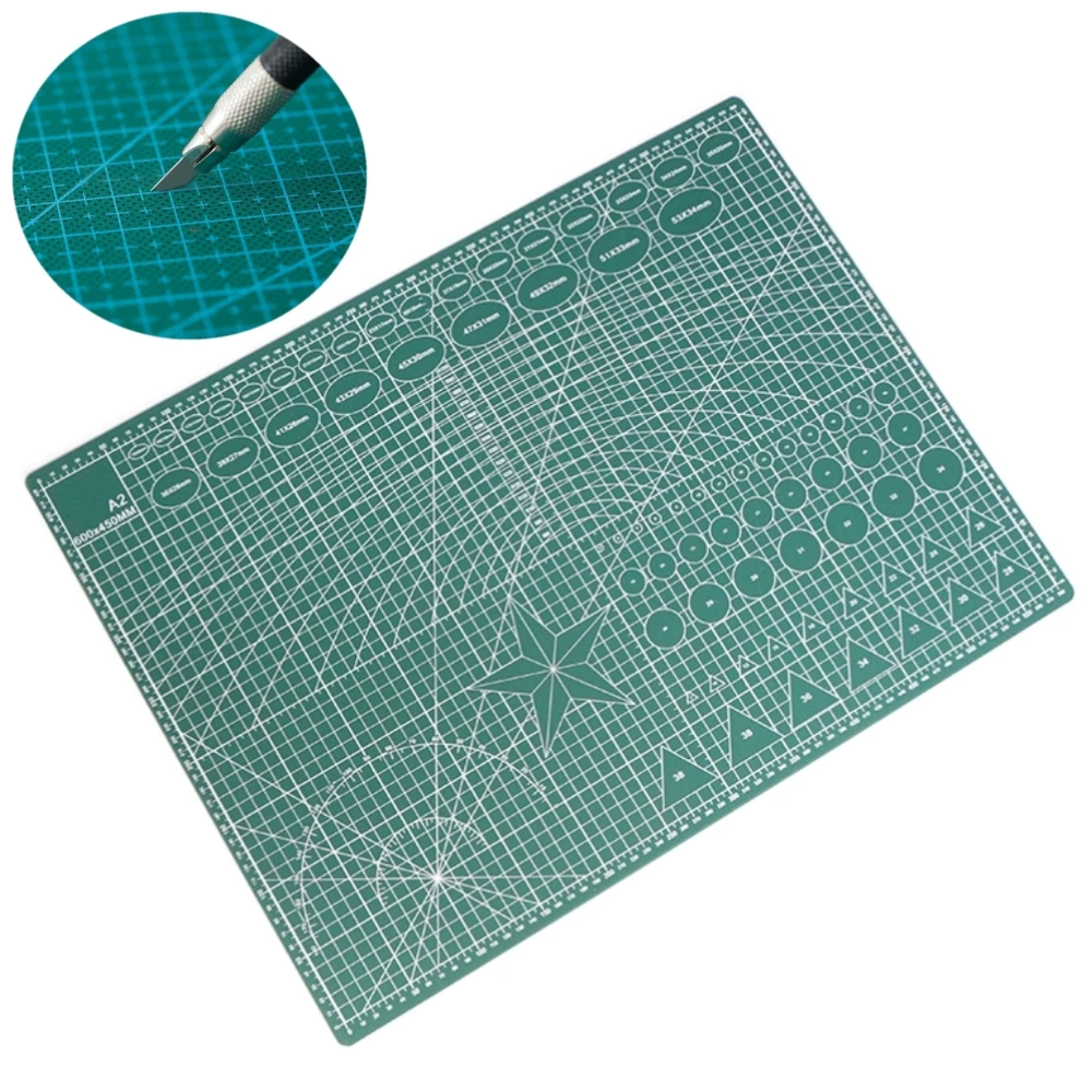 

Двойной самовосстанавливающийся коврик для резки из ПВХ A2, инструменты для рукоделия