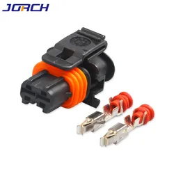 2 Way Female Common Rail Diesel Injector Plug Connector Kit For Fit SAAB Hyundai GM Ford etc 1928404072