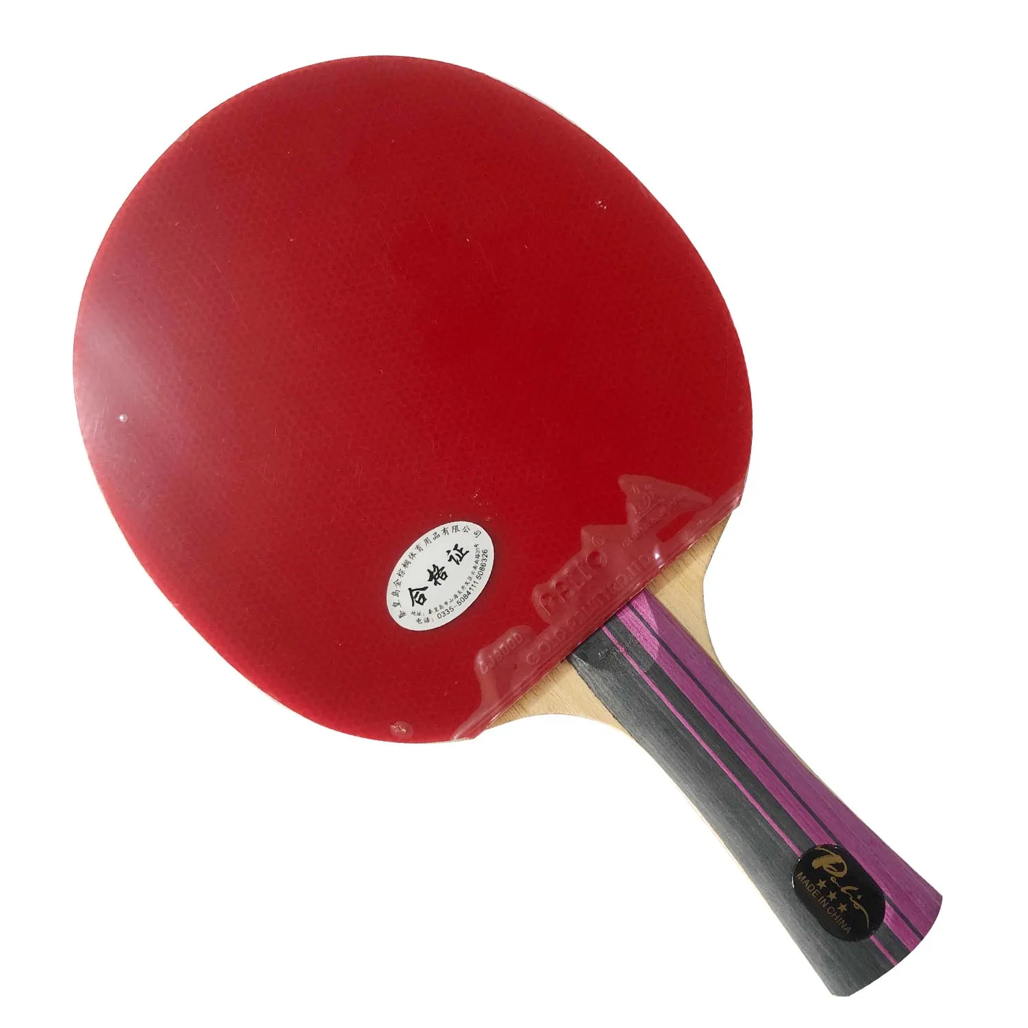 

PALIO 3 STAR Table Tennis Racket with CJ8000 Rubber Sponge Racket Bag Case Original PALIO 3-Star CARBON Ping Pong Bat Paddle