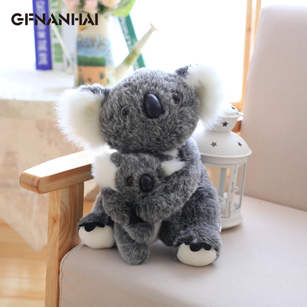 1pc Kawaii Australia Koalas Plush Toy  Stuffed Animals Mother and child Koala Doll Infant Girls Toys Birthday Gift Home Decor