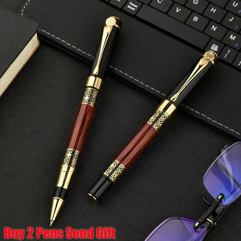 High Quality Full Metal Roller Ballpoint Pen Office Executive Business Men Luxury Writing Gift Pen Buy 2 Send Gift