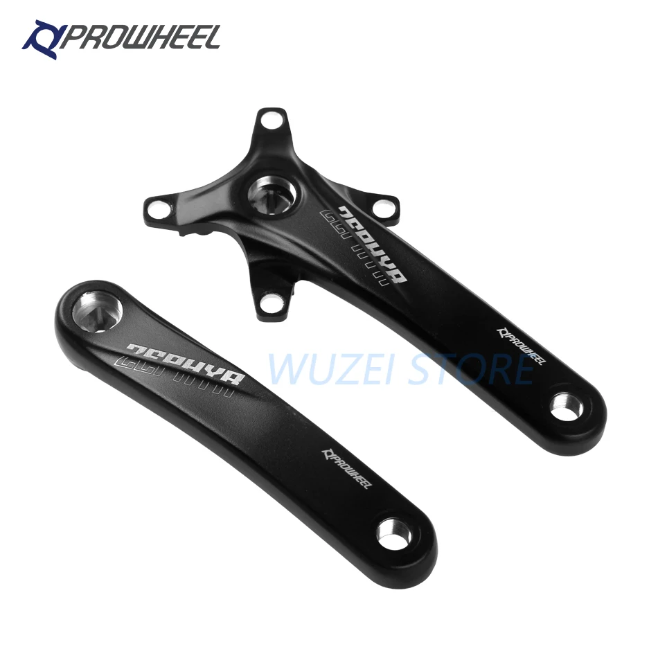 Prowheel Mountain Bike crank Sprockets 170/75mm Square Hole Crank 30/32/34/36/38/40/42/44/46/48/50/52T Sprocket 104BCD MTB Parts