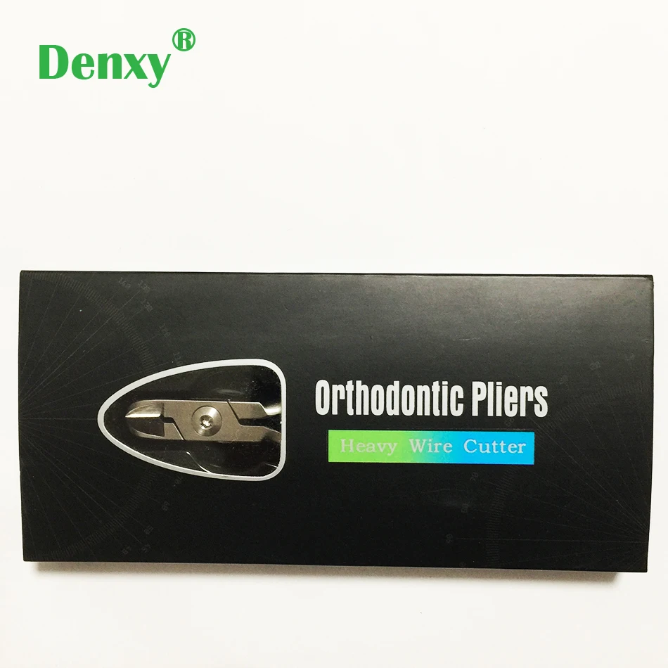 Denxy 1pc Orthodontics Heavy Wire Cutter Dental Instruments Pliers to cut hard wire and NiTi wire orthodontic bracktes