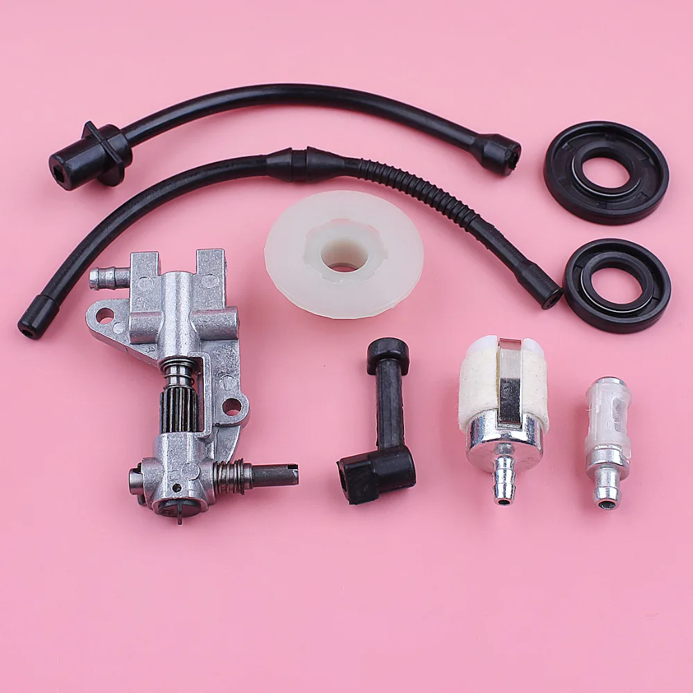 Nhiên Liệu Lọc Dầu Dòng Bơm Con Sâu Gear Hồi Cho Trung Quốc 4500 5200 5800 45cc 52cc 58cc Cưa Máy Công Cụ Thay Thế Dự Phòng một Phần