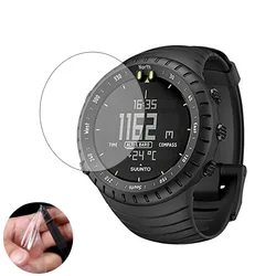 5pcs TPU Soft Clear Protective Film Guard For Suunto Core Watch GPS Sport All Black Smartwatch Screen Protector Cover (Not Glass