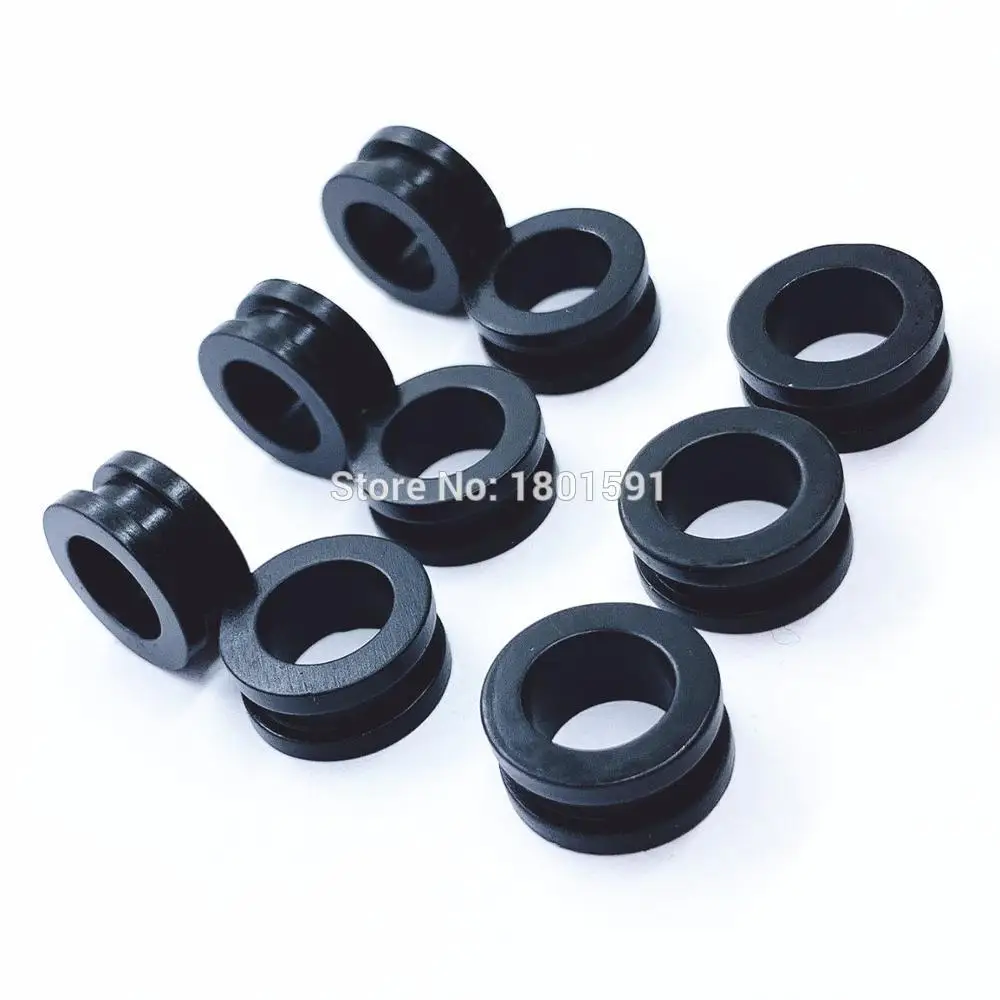 free shipping 500pieces grommet rubber seal 15*9.5*7mm for japan car fuel injector repiar service kits (AY-S4002)