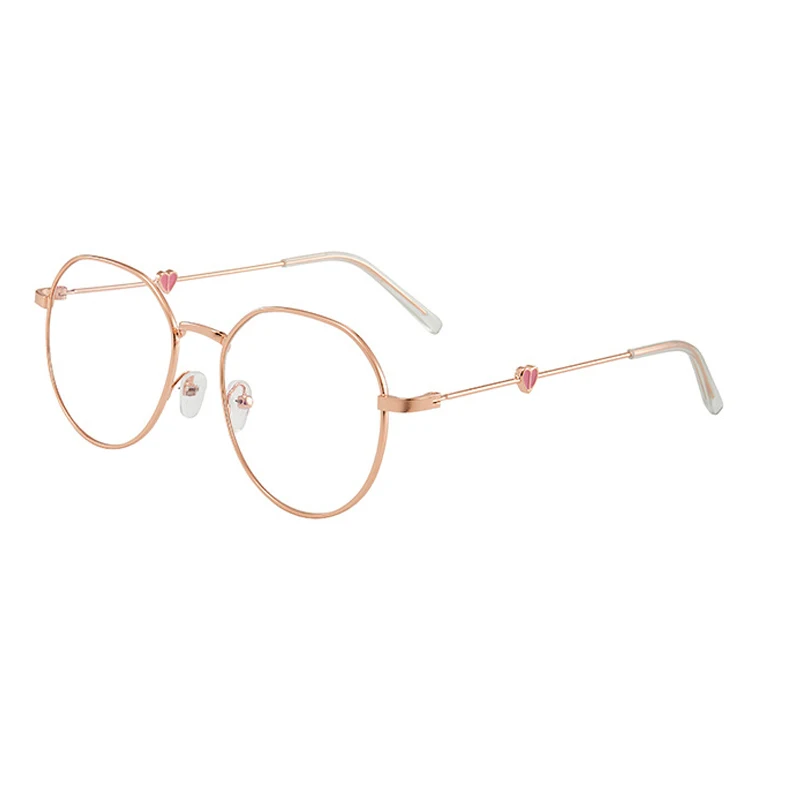 Heart Pattern Leg Nearsighted Glasses Finished Student Literary Spectacle Women Myopia Glasses Optical Eyewear -0.5 -1.5 To -4.0