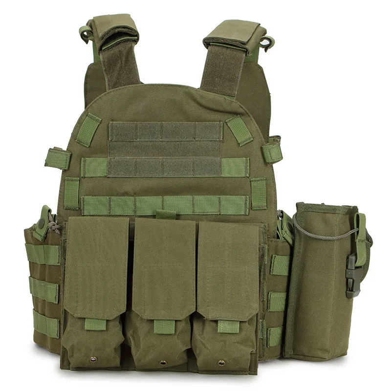 Combat Tactical Vest Live CS Games Airsoft Sport Body Armor 6094 Tactical Vest With 3 Magazine Pouch