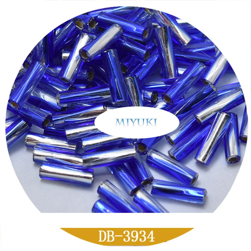 Giappone Miyuki Importato Beads Twist Bugle Tubo 6 millimetri 19 Colori 5G Accessori Fatti A Mano Ornamento