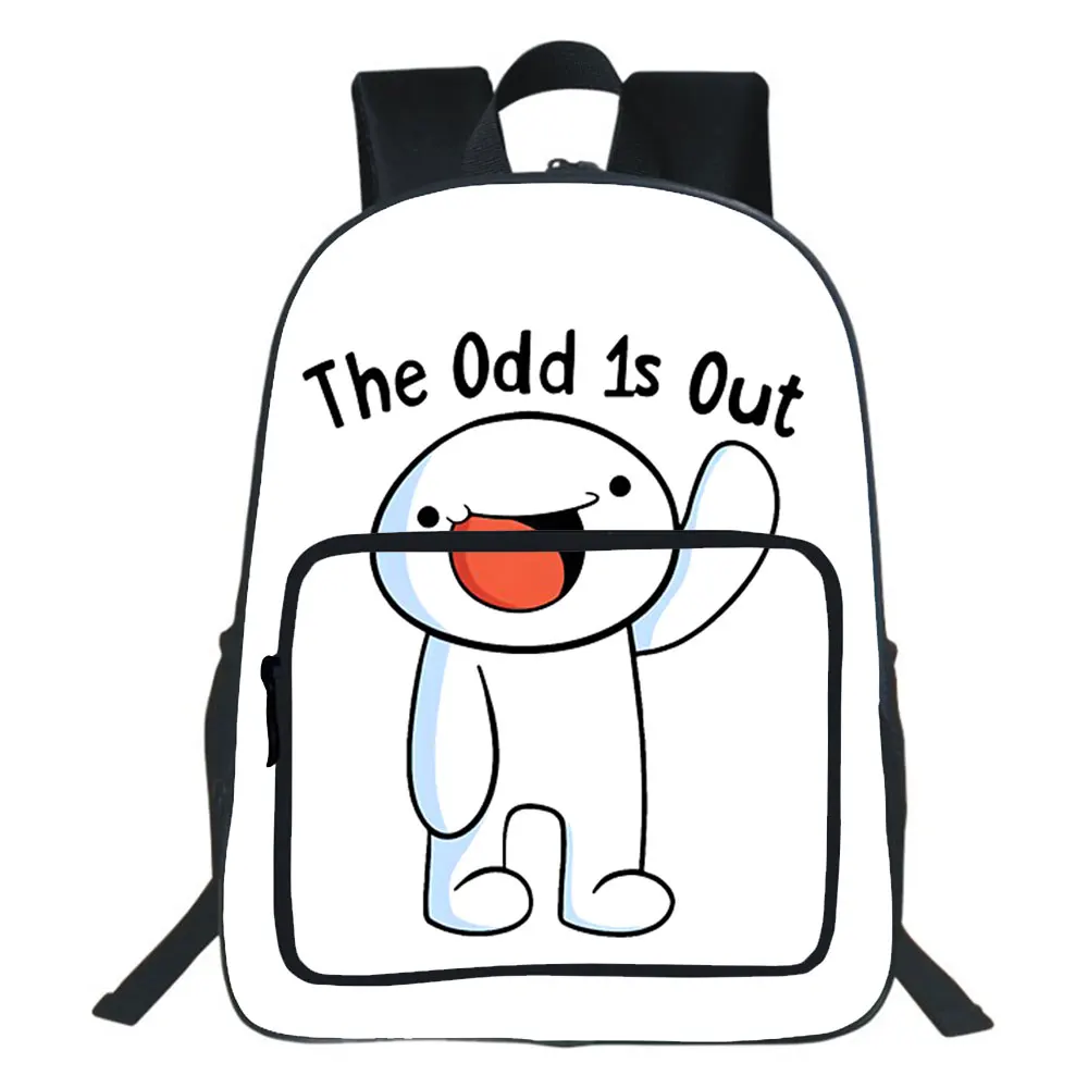 

TheOdd1sOut Men's Backpack Cartoon School Bag Student Fashion Travel Backpack Large Capacity Multifunctional Backpack 19 Inches