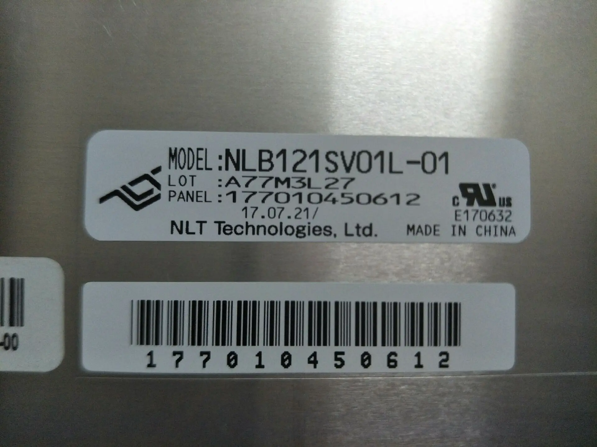 NLB121SV01L-01 TM121SDS01 Ekran LCD