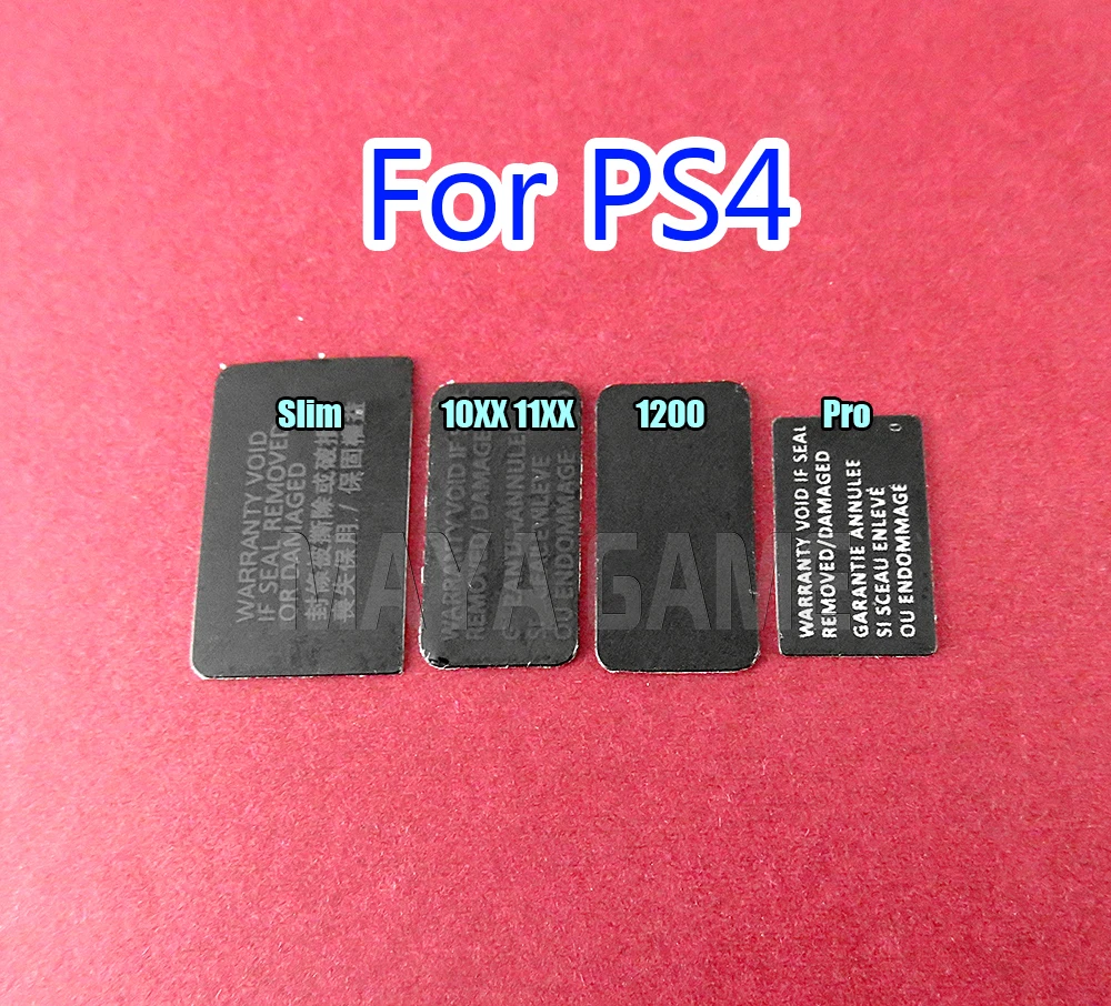 10pcs/lot For PS4 slim console Label Sticker Housing Shell Sticker Lable Seals for ps4 2000 1000 1100 1200 pro console